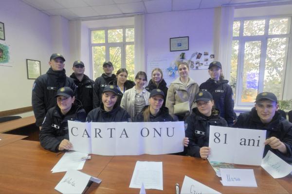 Carta ONU la 81 de ani și viziunea tinerilor juriști asupra păcii și securității internaţional