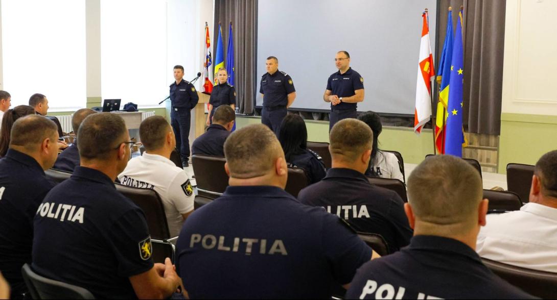Sesiuni de formare profesională pentru polițiști